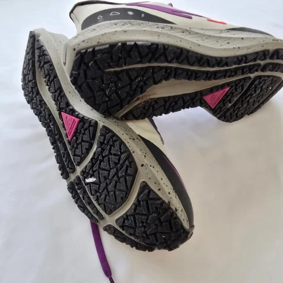 Nike Air Zoom Pegasus 39 Shield Womens 6.5 White Purple Running Shoes - Picture 3 of 16